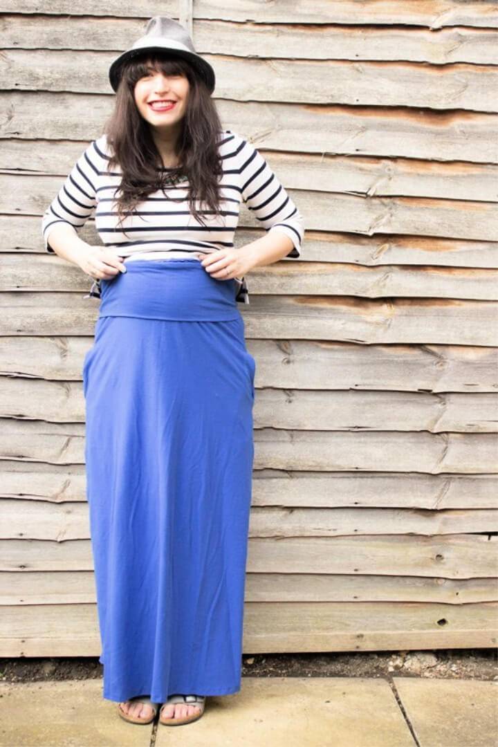 Make Your Own Maternity Maxi Skirt