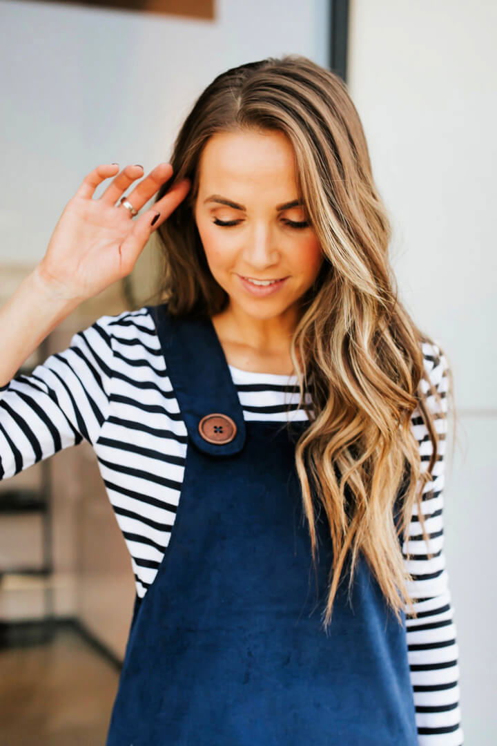 Make a Corduroy Overall Dress