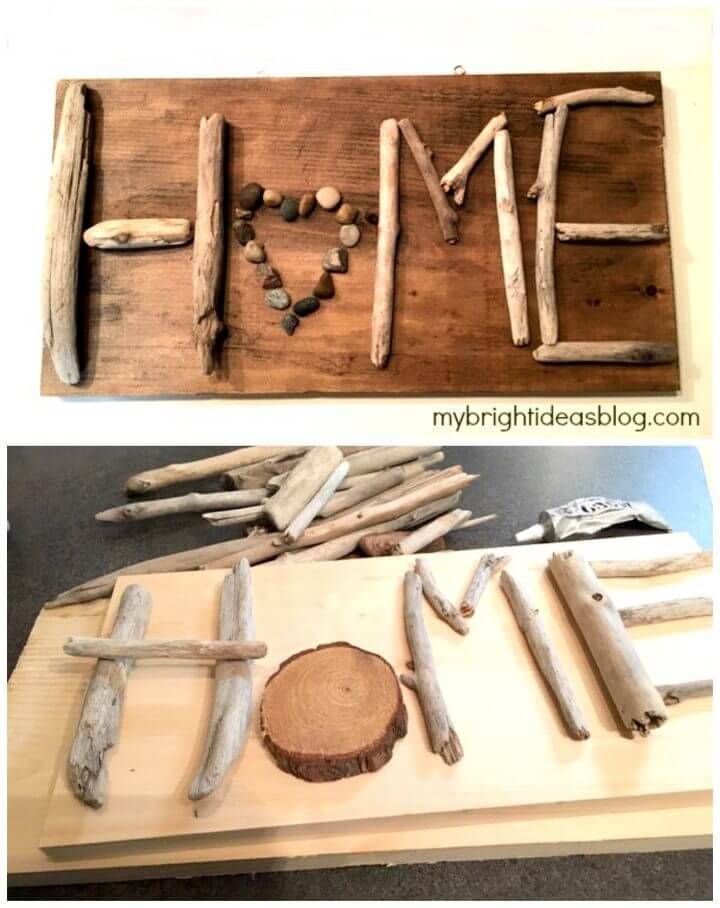 Make a Driftwood Sign Home Decore