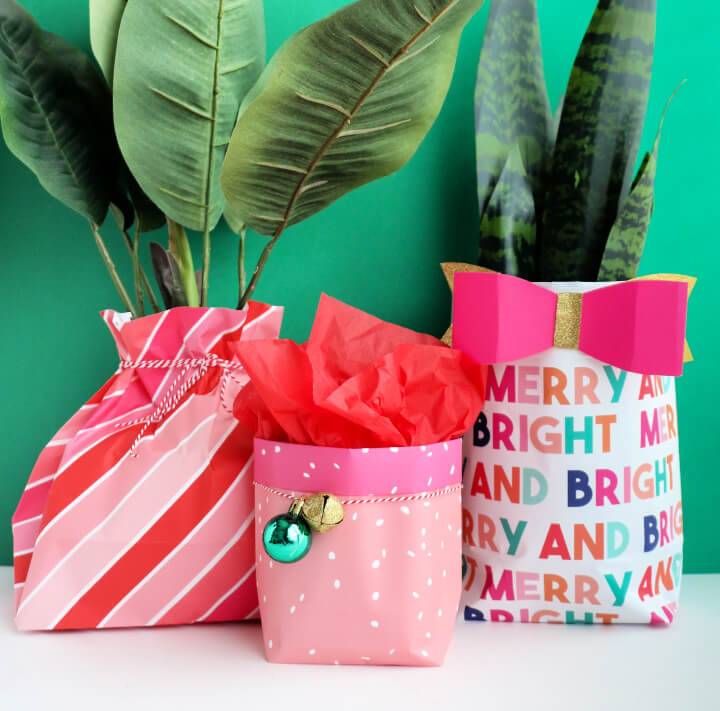 Make a Gift Bag Out of Wrapping Paper