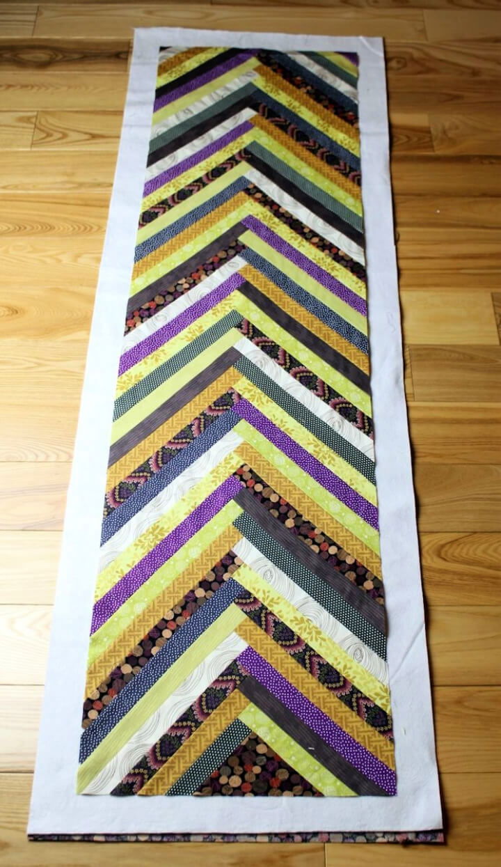 Make a Herringbone Table Runner