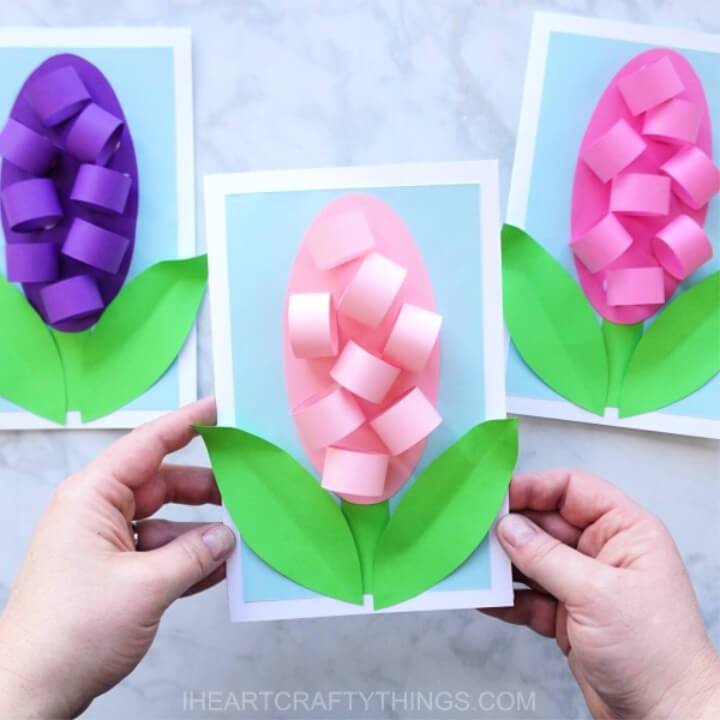 Make a Hyacinth Flower Mother’s Day Card