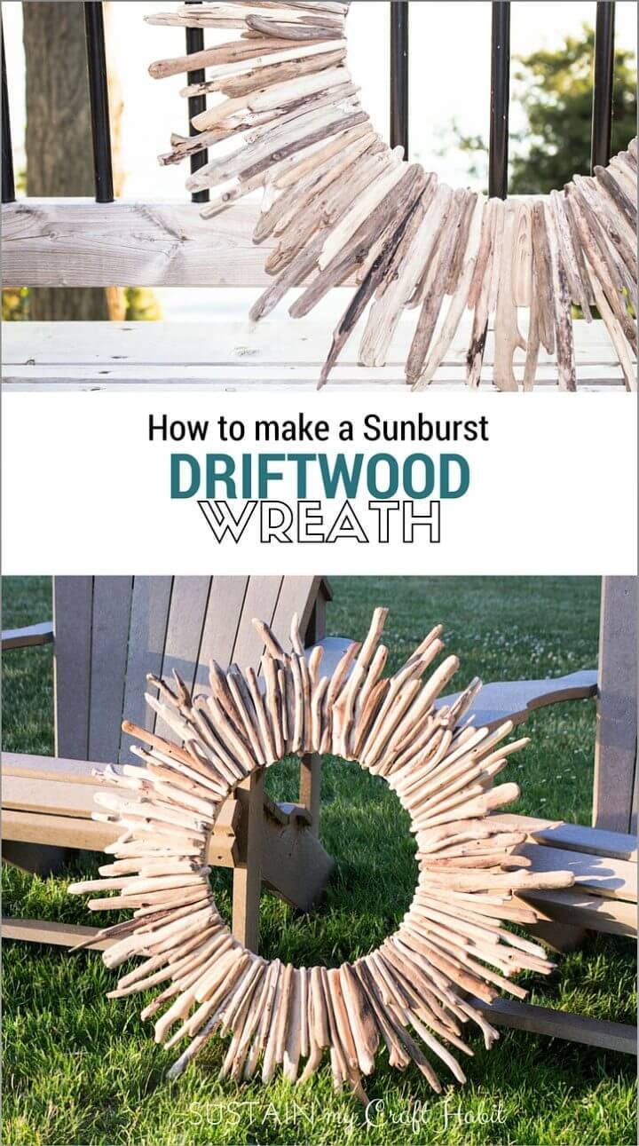 Make a Large Driftwood Wreath