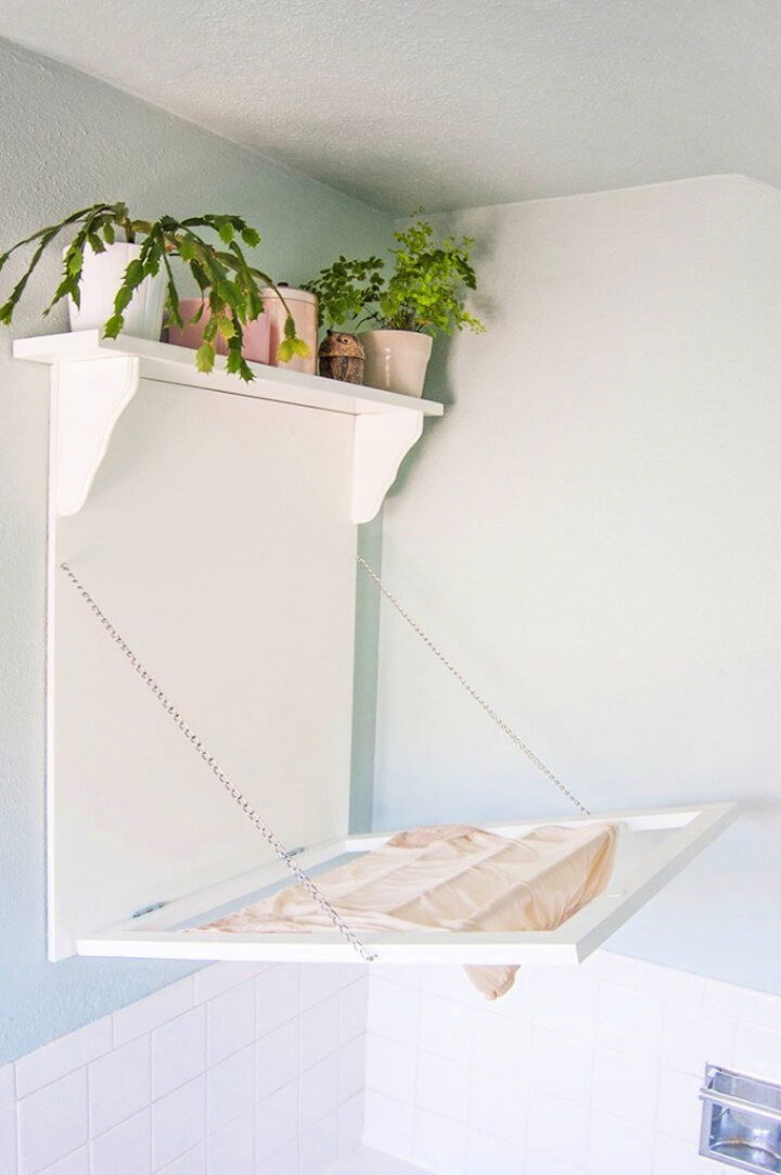 Make a Laundry Rack Shelf