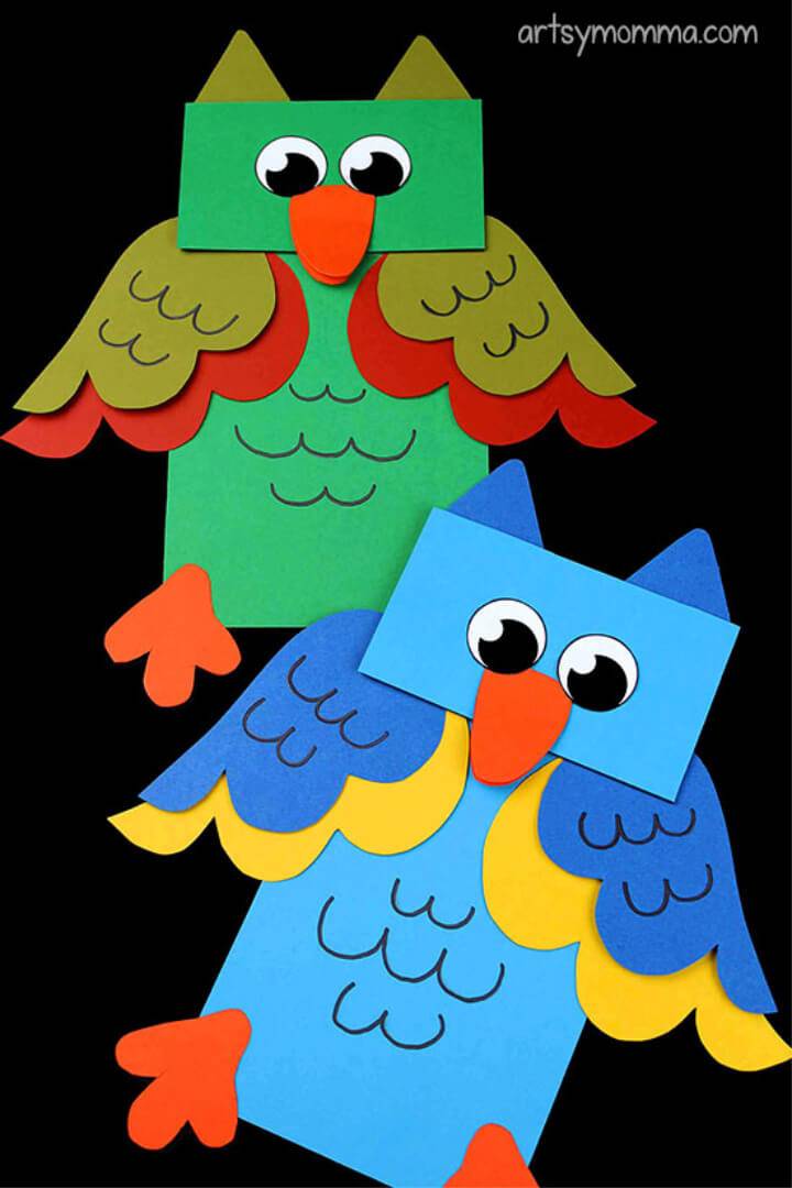 Make a Paper Bag Owl Puppet for Imaginative Play