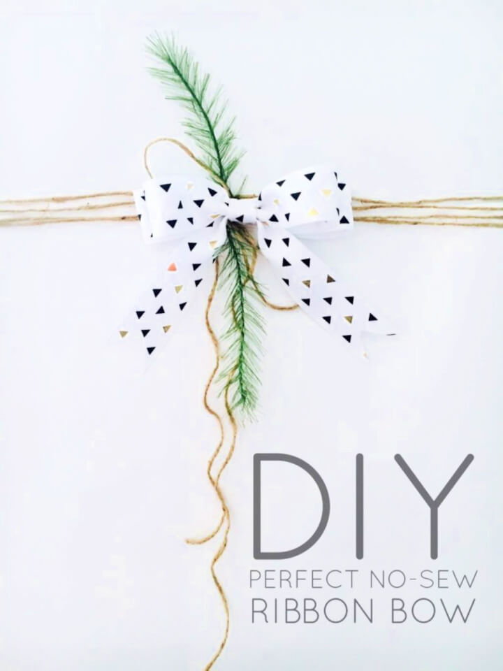 Make a Perfect No Sew Ribbon Bow