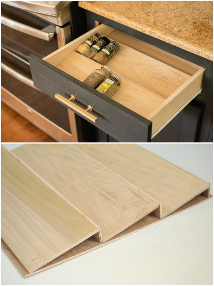 Make a Spice Drawer Organizer