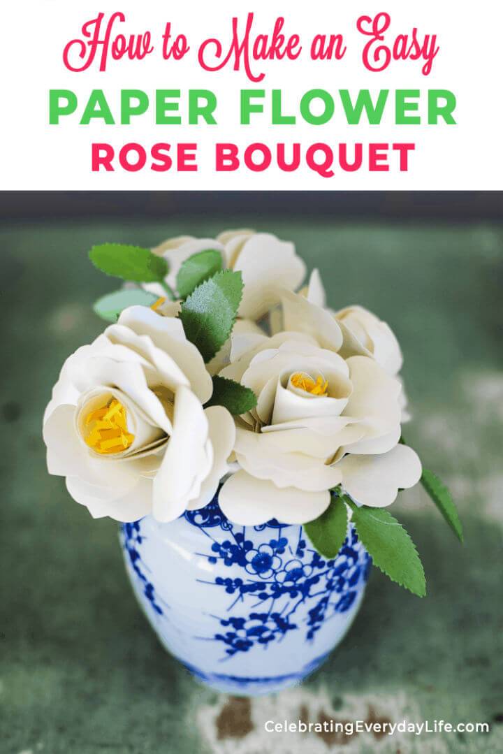 Make an Easy Paper Rose Flower