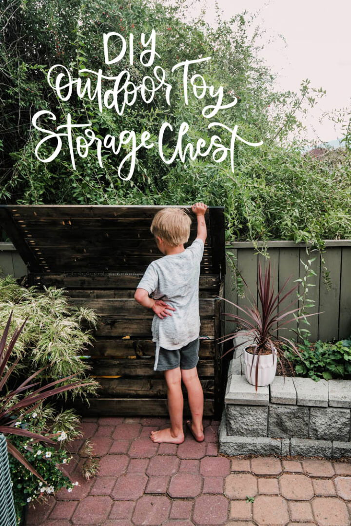 Make an Outdoor Toy Storage Chest