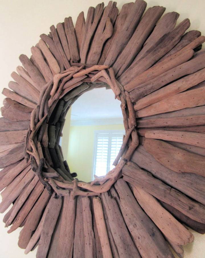 Making a Driftwood Mirror on a Budget