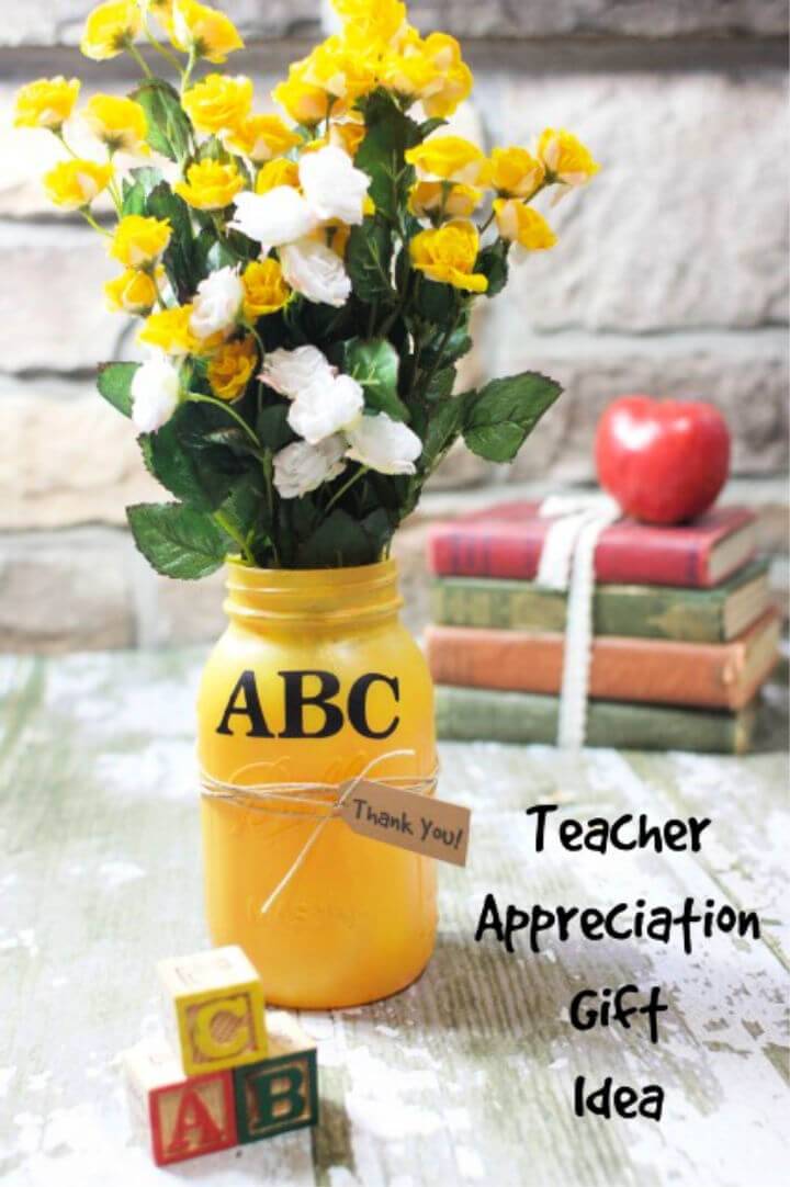 Mason Jar Teacher Appreciation Gift