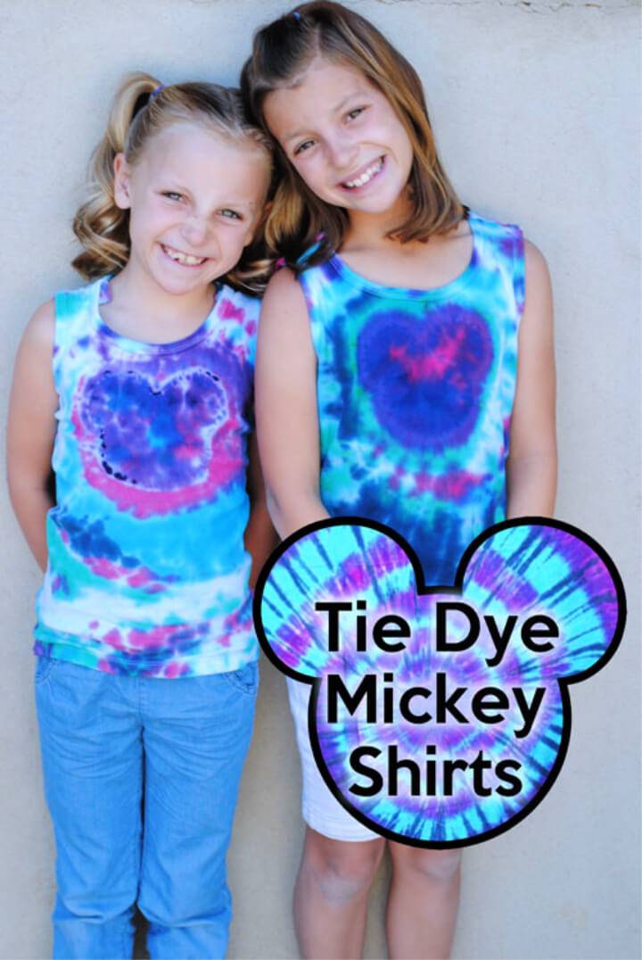 Mickey Tie Dye Shirts