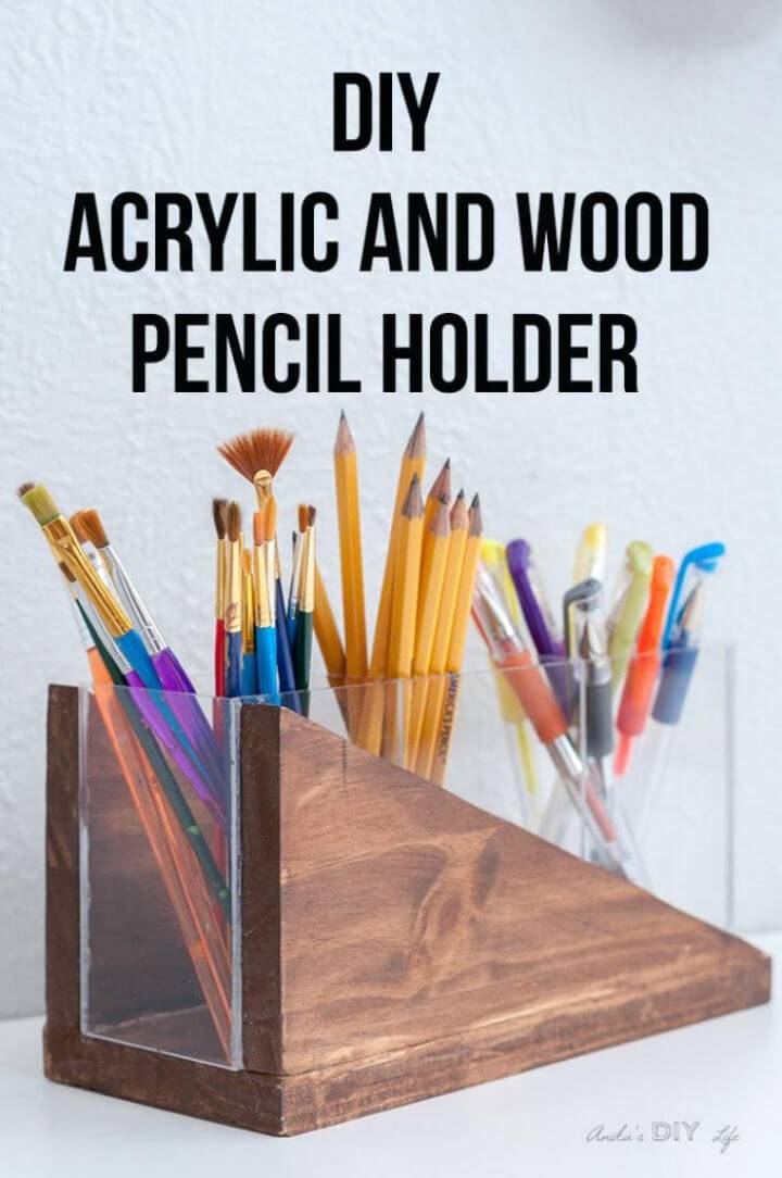 Modern DIY Pencil Holder
