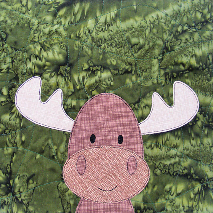 Плавкая аппликация Moose Free Pattern