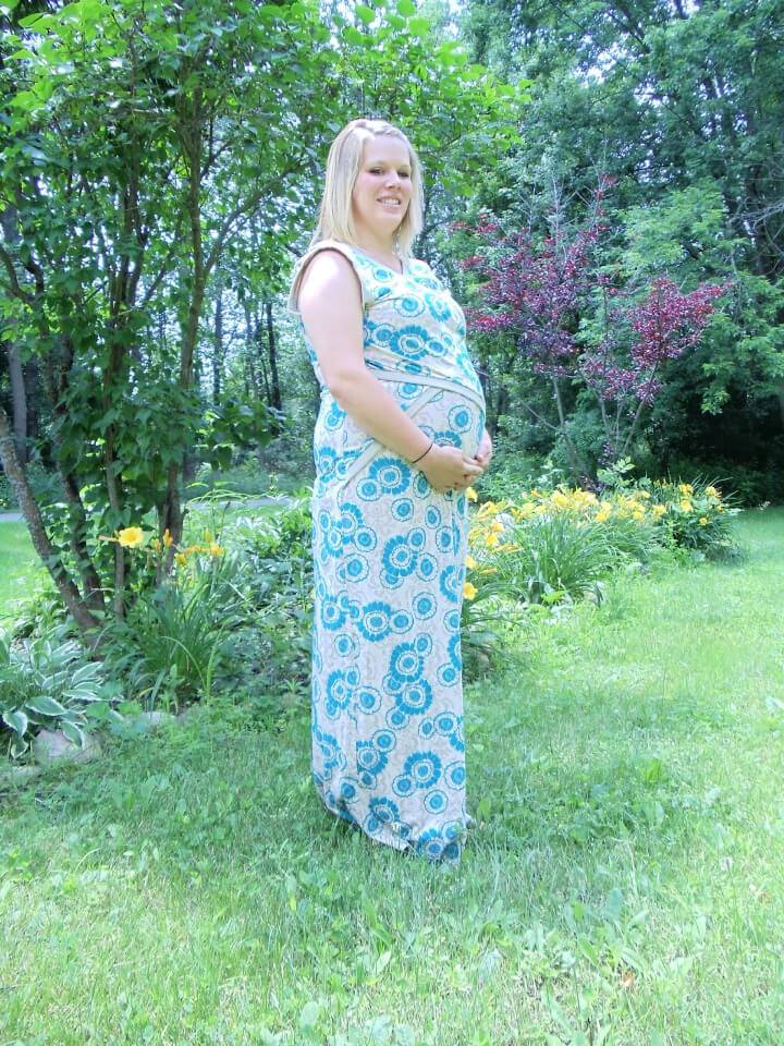 Nursing and Maternity Maxi Dress Free Pattern