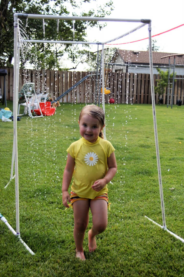 PVC Pipe Sprinkler and Kid Wash