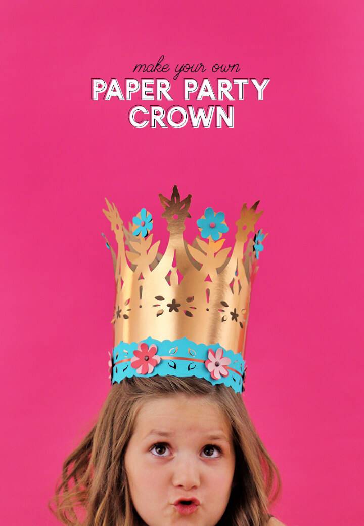 Paper Crowns for Celebrating Kids’ Birthdays