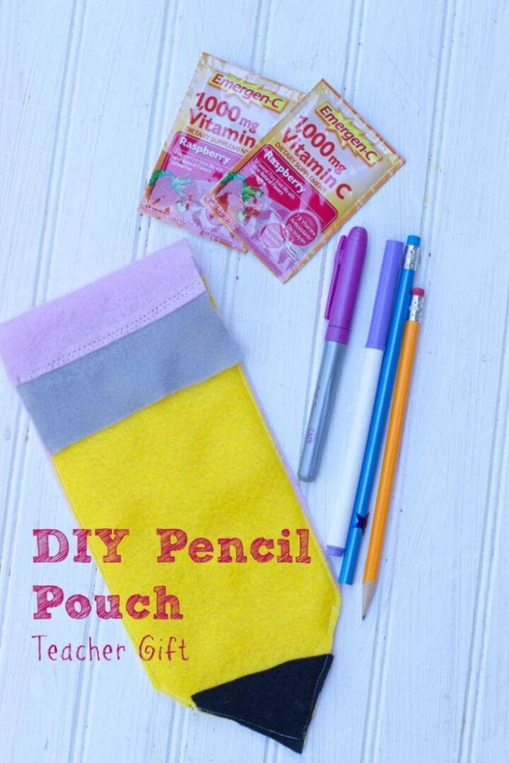 Pencil Pouch Back to School Teacher Gift