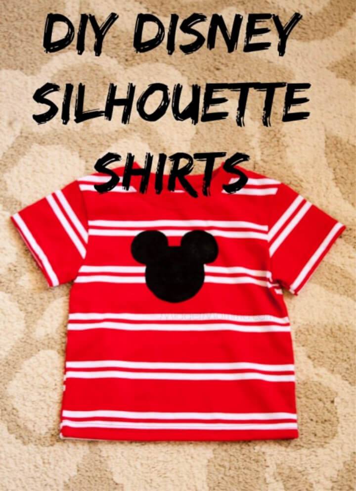 Quick DIY Disney Silhouette Shirts