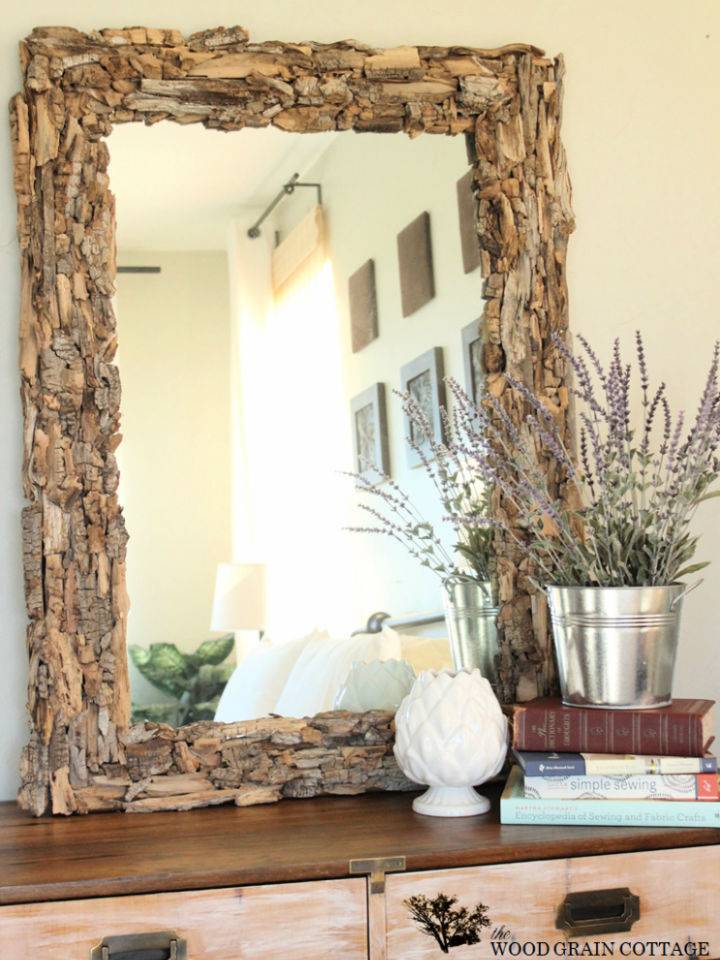 Quick and Easy DIY Driftwood Mirror