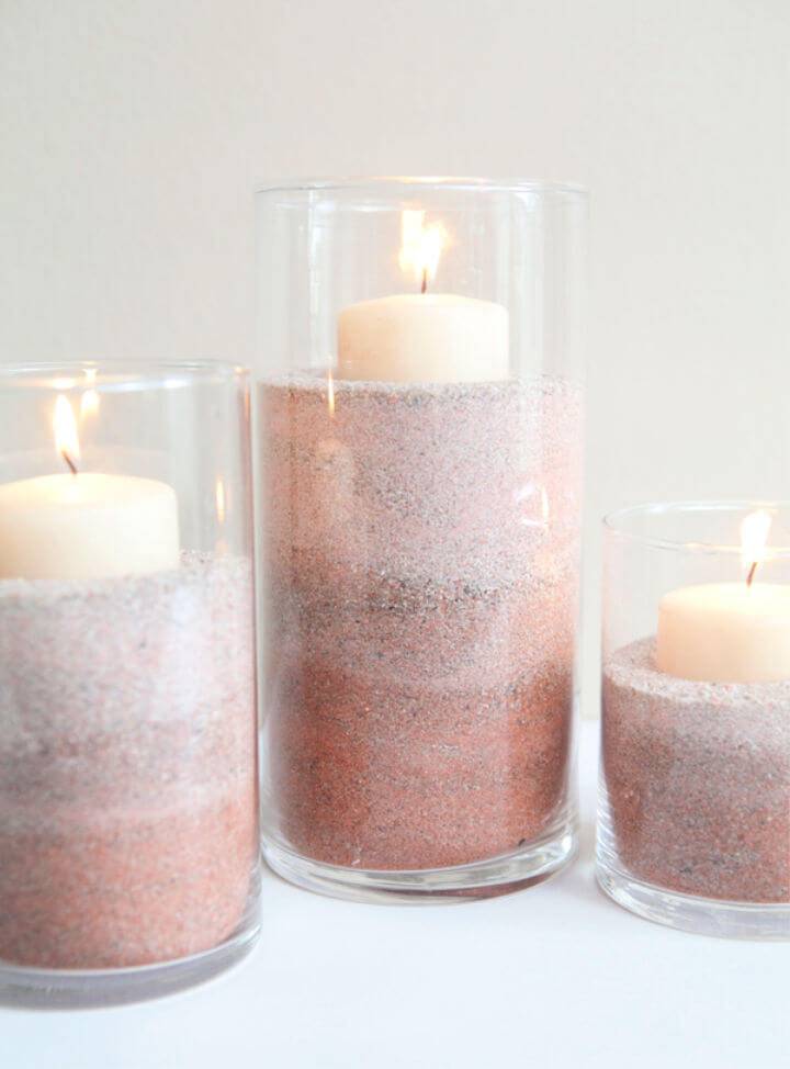 Quick and Super Easy DIY Ombre Colored Sand