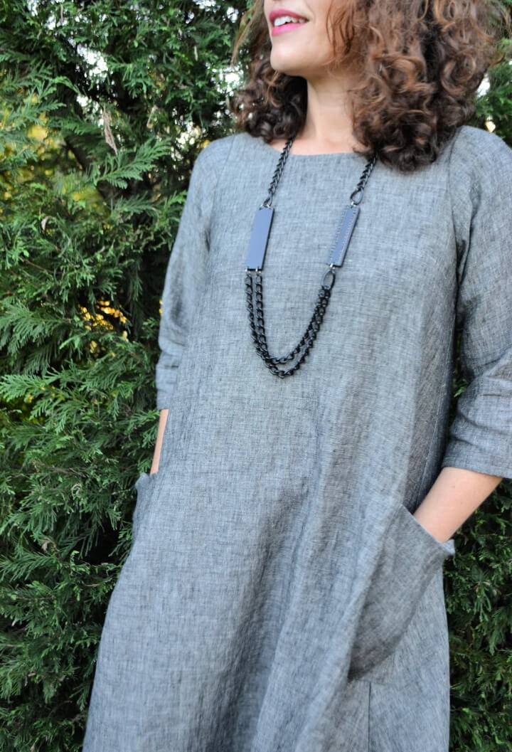 Sew Lily Linen Dress for Summer