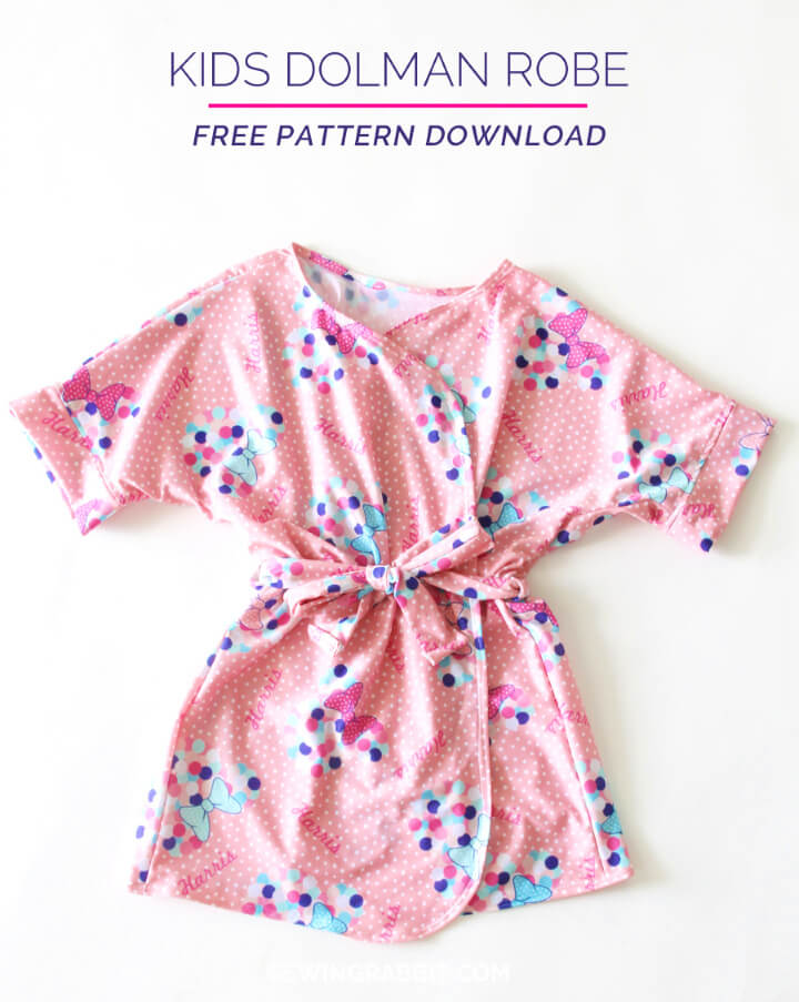 Sew Your Own Kids Bath Robe