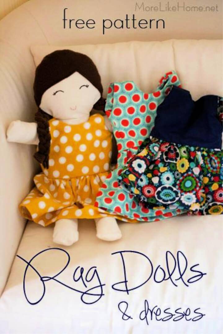 Sew Your Own Rag Doll Dress
