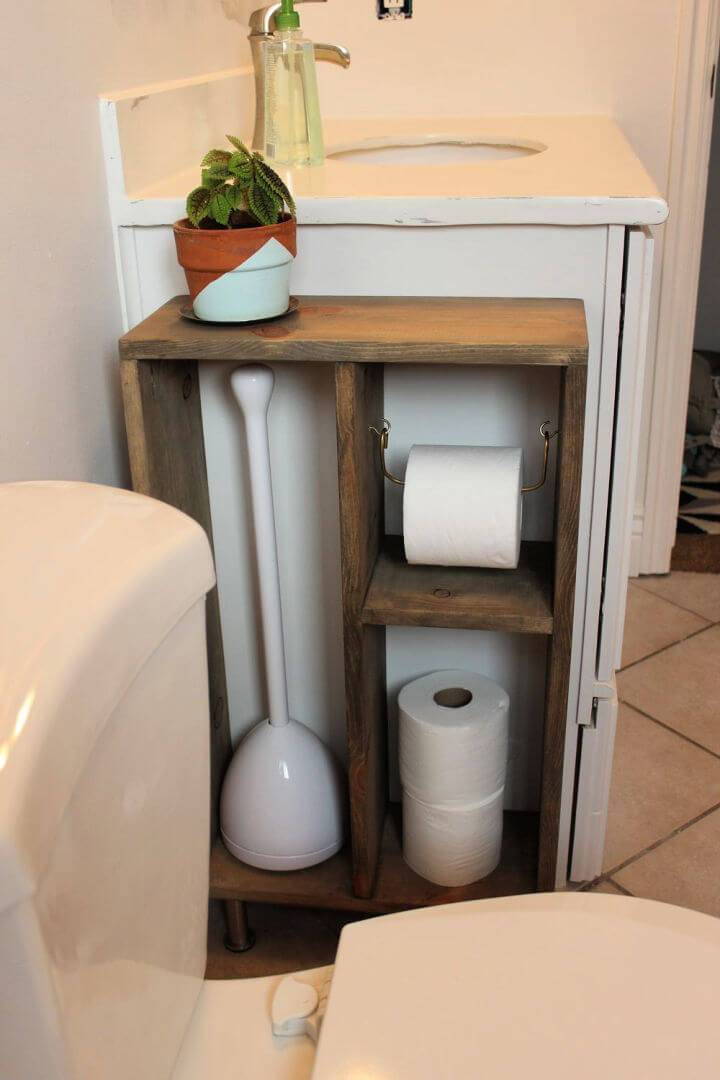 Simple DIY Brass Toilet Paper Holder