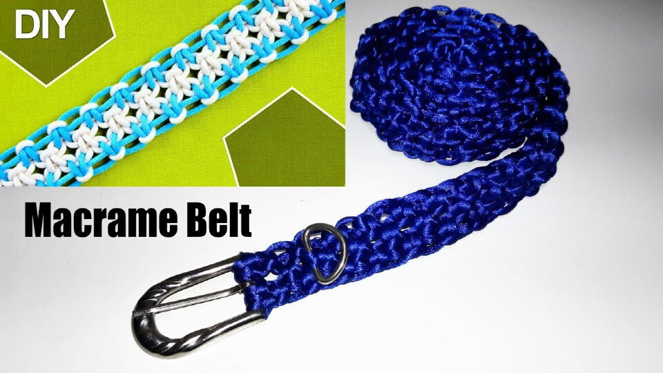 Beginner-Friendly DIY Macrame Belt