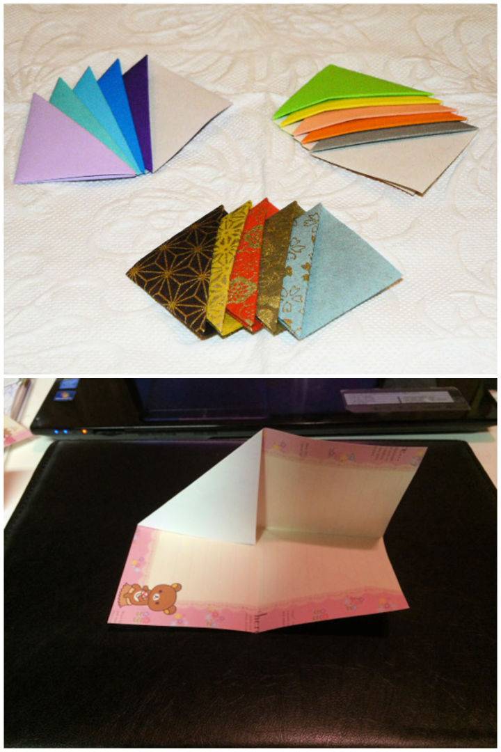 Simple DIY Origami Bookmarks
