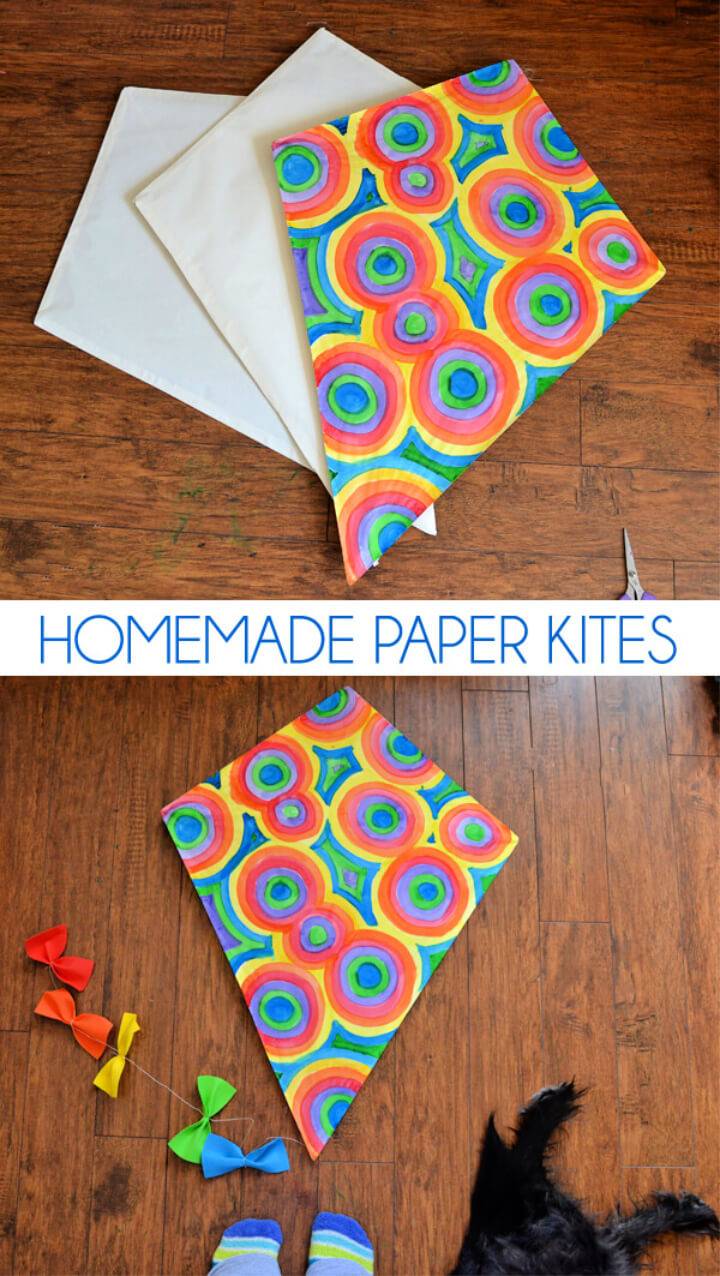 Simple DIY Paper Diamond Kite