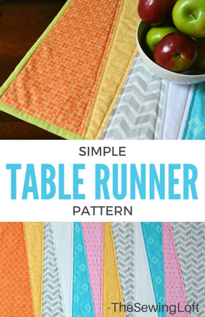 Simple to Sew Table Runner