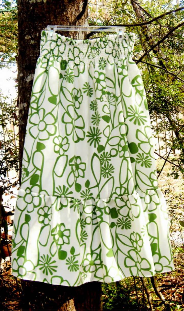 Smocked Maxi Skirt Sewing Pattern