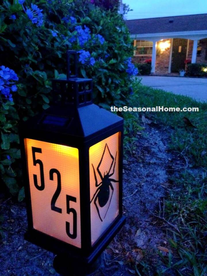 Solar Address Lantern for Your Front Garden