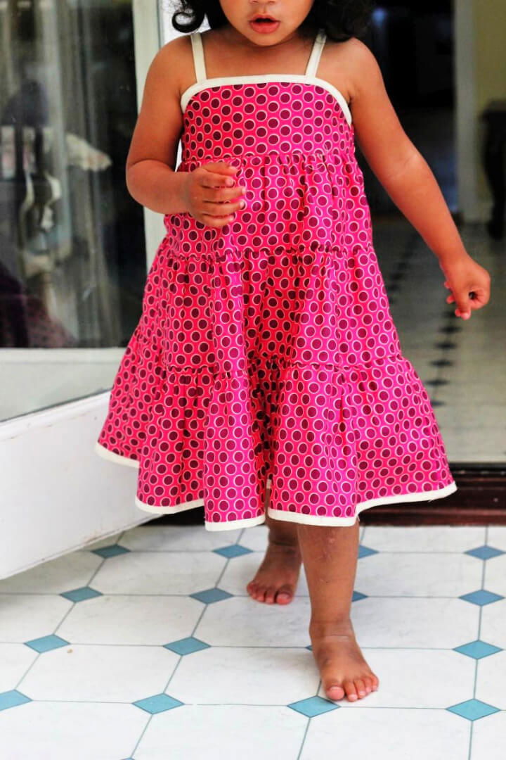 Summer Dress for Kids Free Pattern