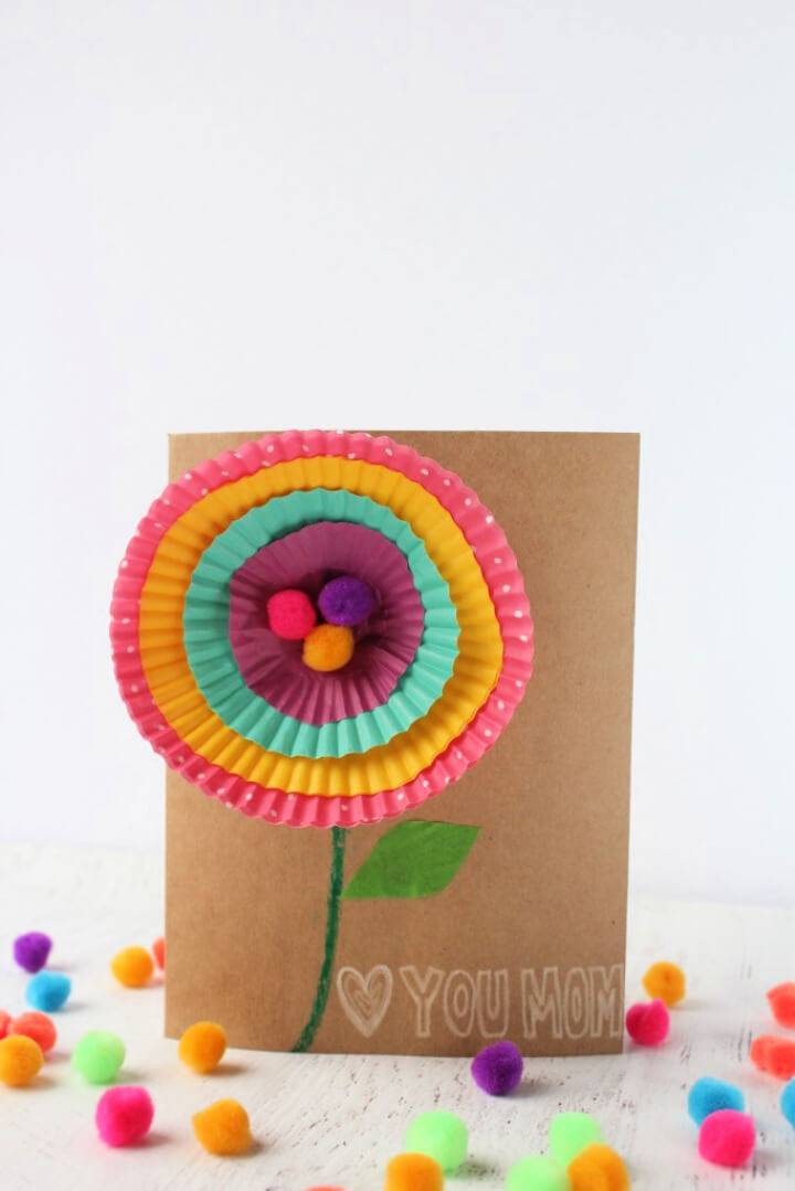 Super Cute DIY Mothers Day Card
