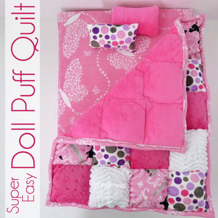 Super Easy DIY Doll Puff Quilt