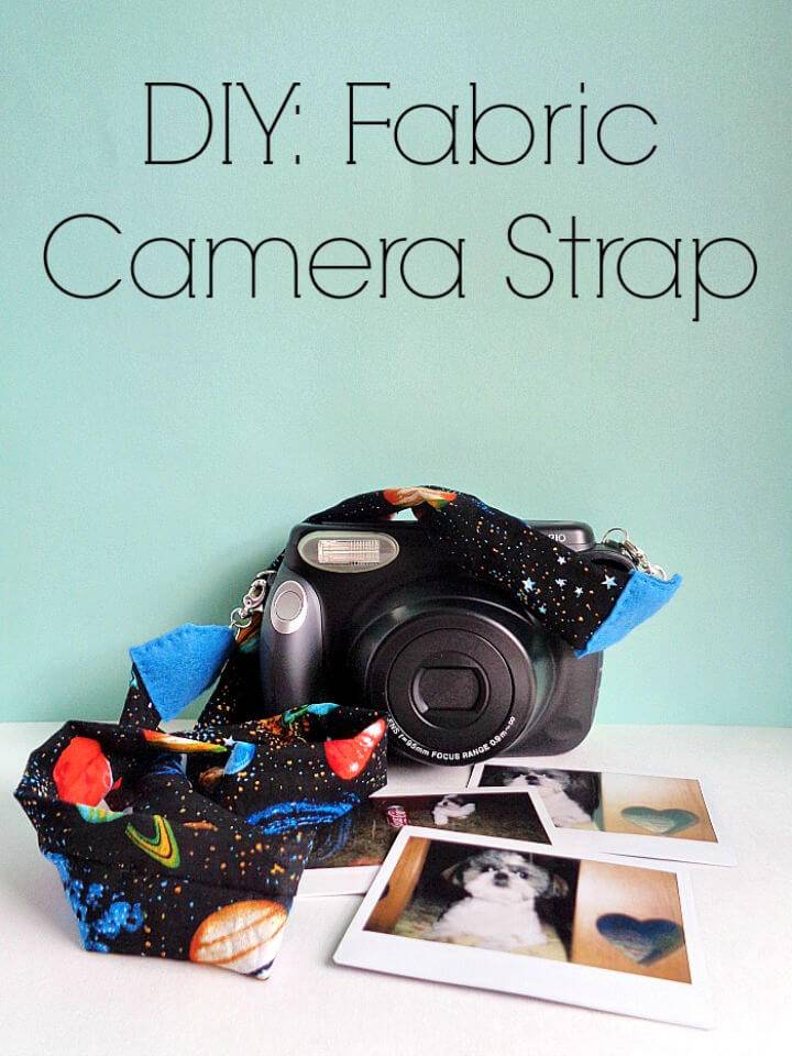 Super Easy DIY Fabric Camera Strap