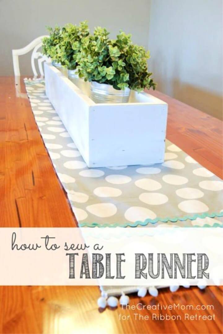 Super Fast Easy and Terrific Table Runner