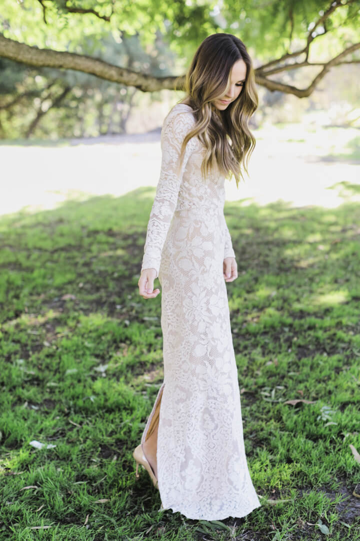 Ten Year Anniversary Lace Maxi Dress Pattern