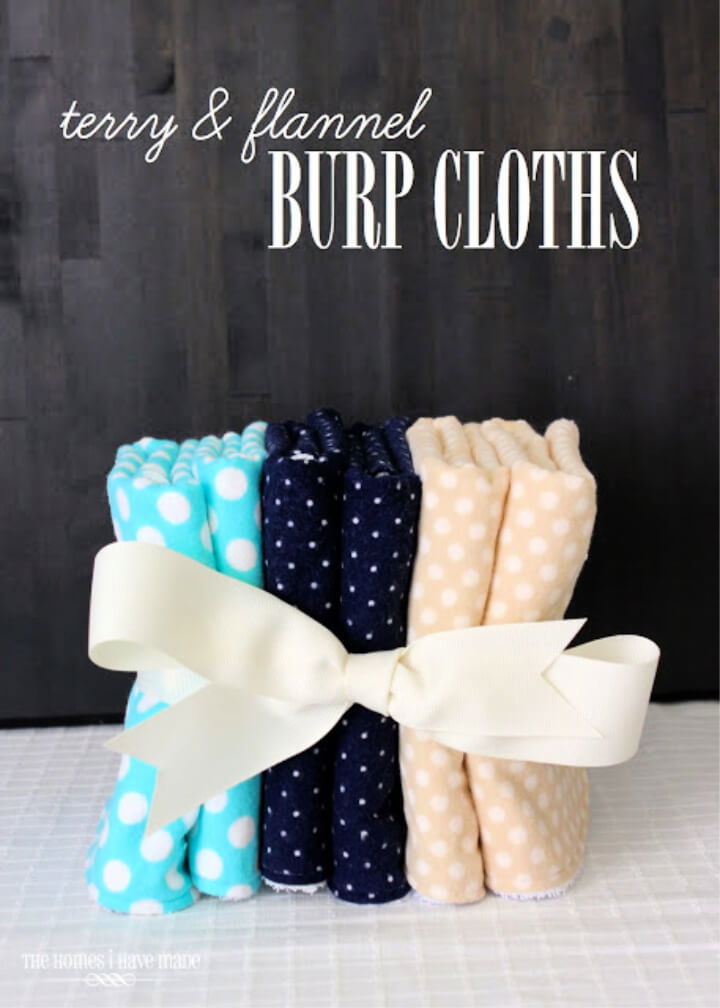 Terry Flannel Burp Cloths