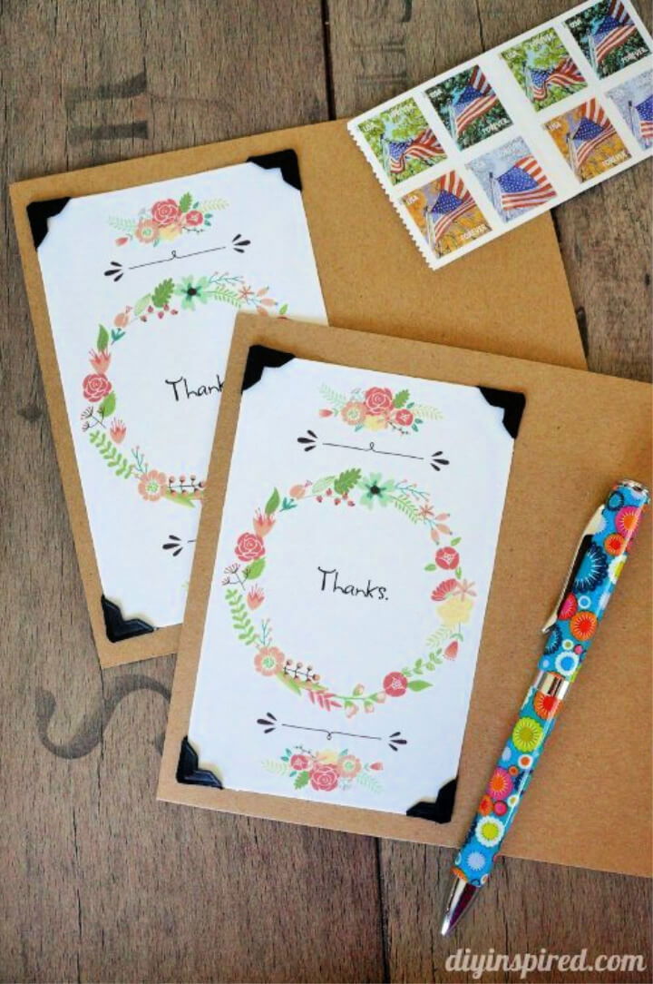 Thank You Postcards with Graphics