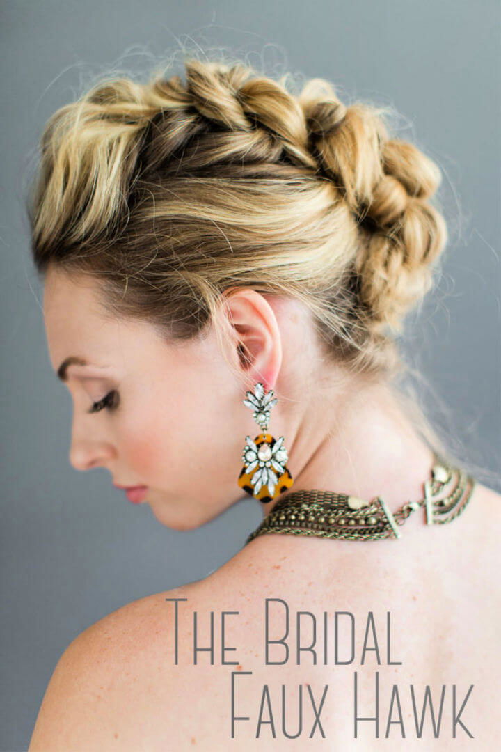 The Bridal Faux Hawk Tutorial