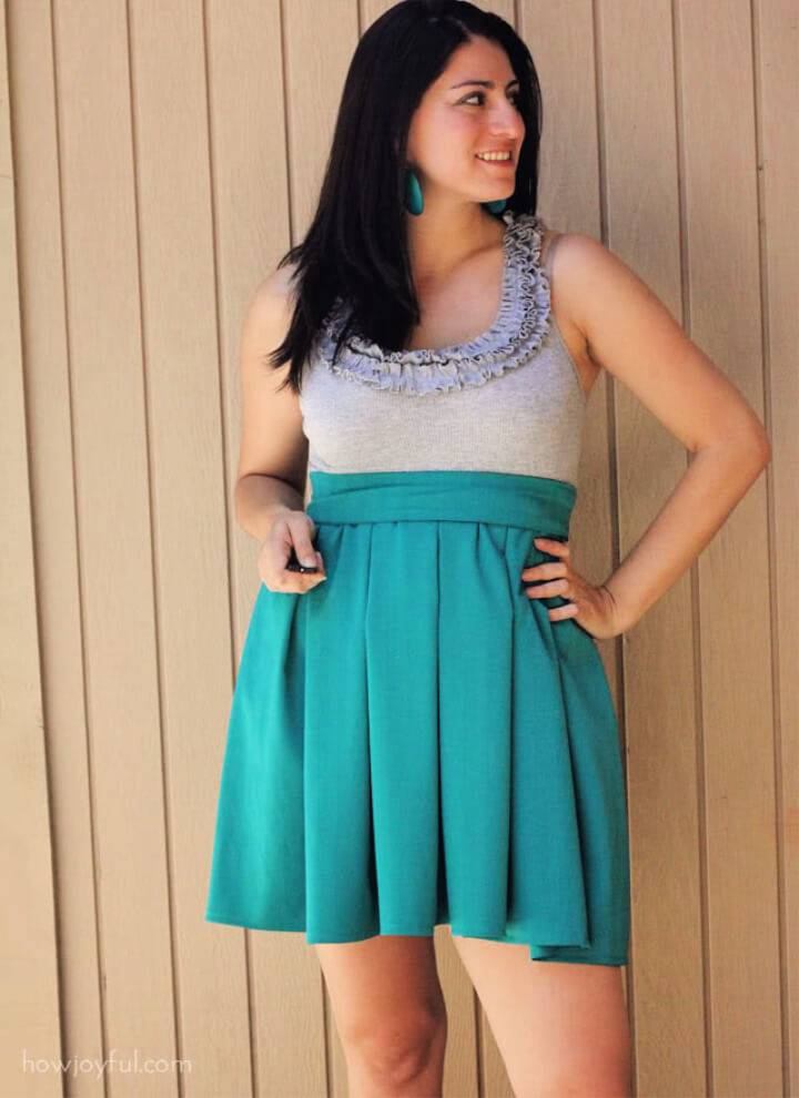 The Up cycled Ruffles Dress Tutorial