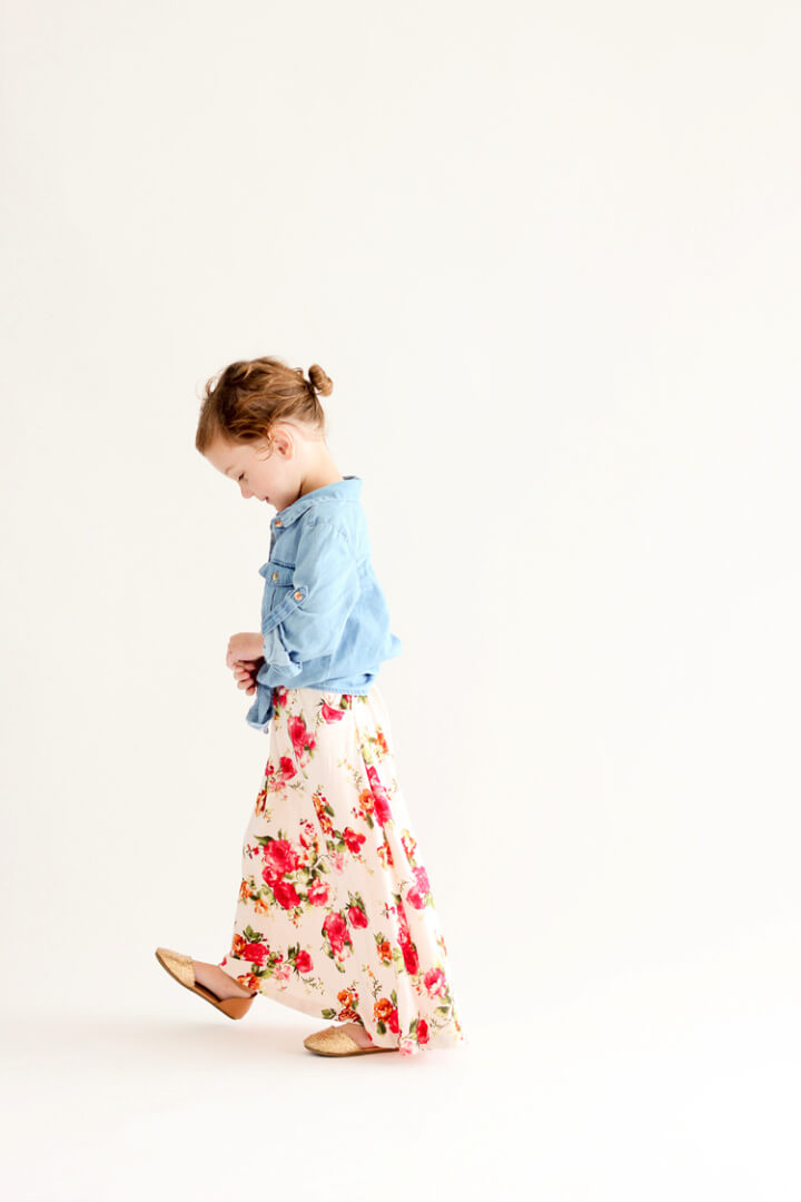 Toddler Maxi Skirt Sewing Pattern