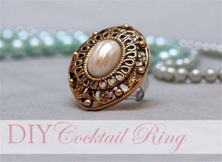 Unique DY Cocktail Ring Using