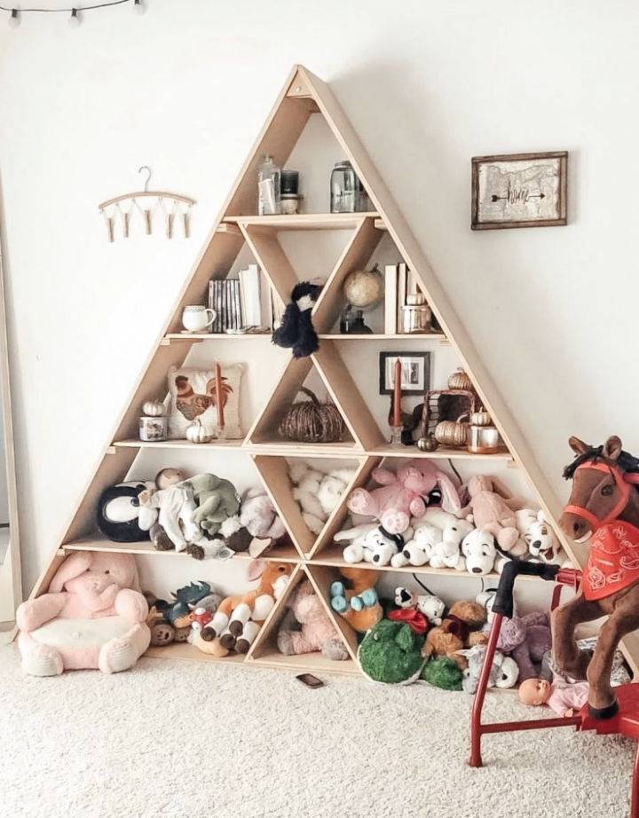 Unique Triangle Shelf Design