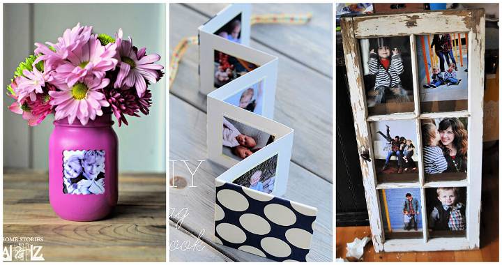 70 DIY Picture Frame Ideas To Make Without Power Tools