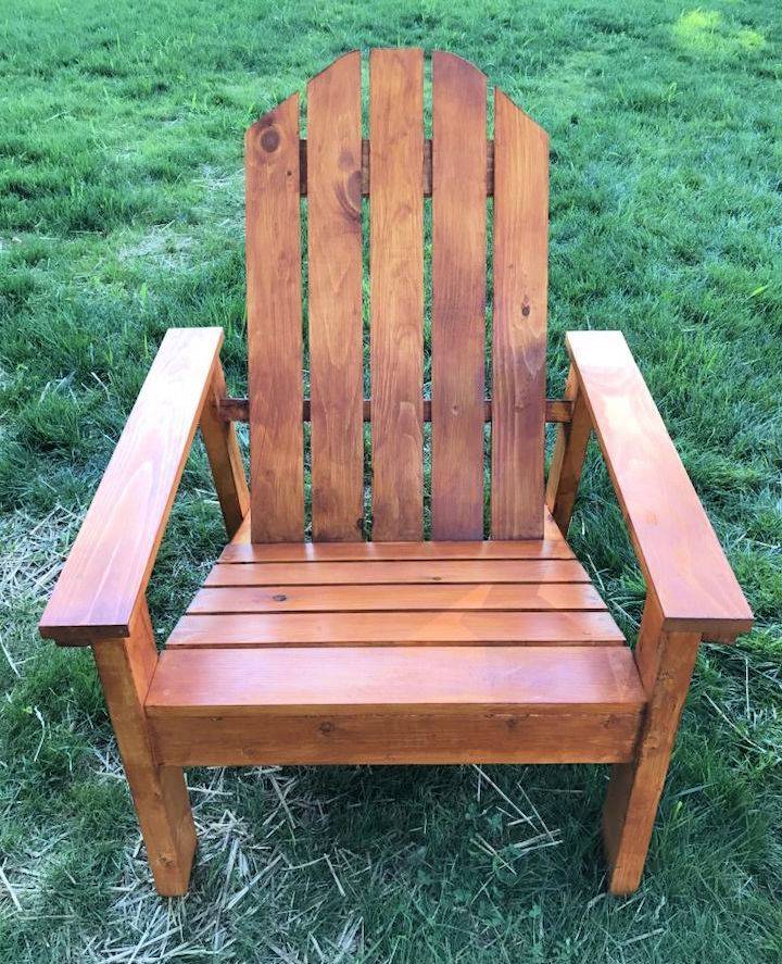 DIY Backyard Adirondack Chair at Home